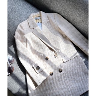 BEAUTEBYV - Áo dạ kẻ Winter 2020