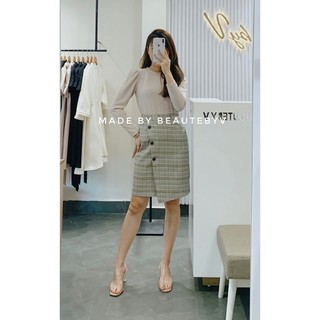 BEAUTEBYV - Áo len tay bồng