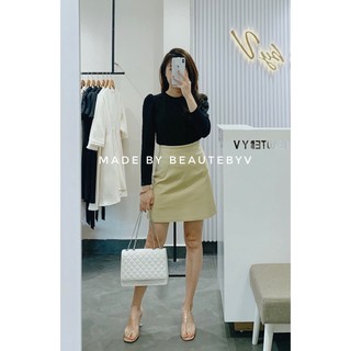 BEAUTEBYV - Áo len tay bồng