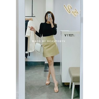 BEAUTEBYV - Áo len tay bồng