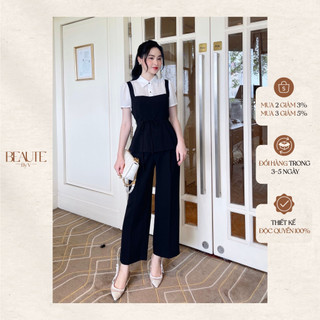 BEAUTEBYV - Quần dài nữ dáng suông Bobbi