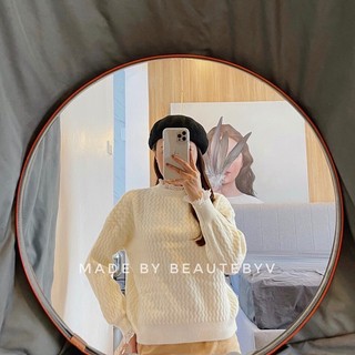 BEAUTEBYV - Áo len Ren