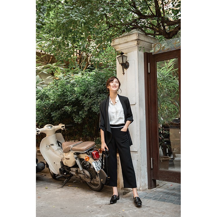 BEAUTEBYV - Quần lé cạp