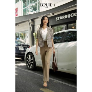 BEAUTEBYV - Áo Blazer Blanche kẻ