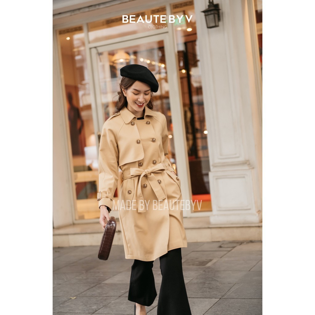 BEAUTEBYV - Áo Trench Coat dáng dài