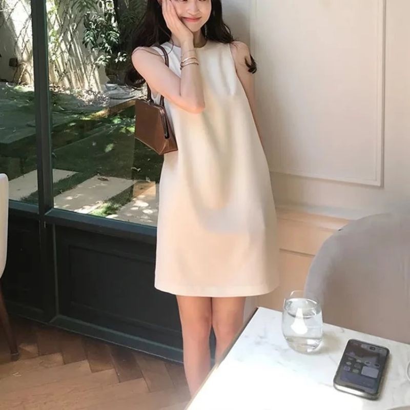 Váy suông nữ dáng ngắn trẻ trung có túi full size 40kg-120kg | BigBuy360 - bigbuy360.vn