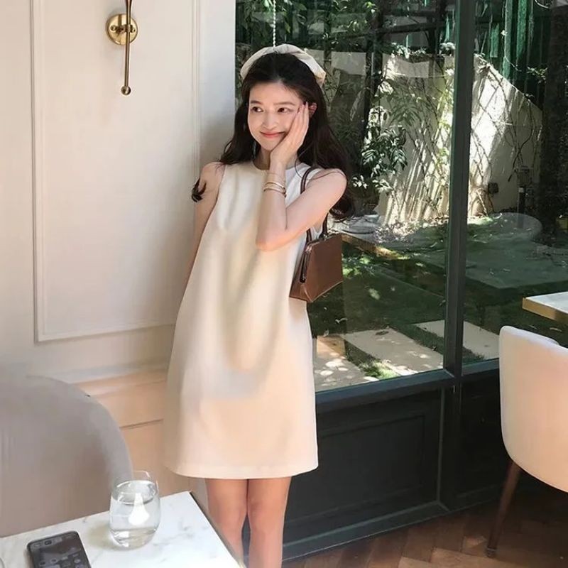 Váy suông nữ dáng ngắn trẻ trung có túi full size 40kg-120kg | BigBuy360 - bigbuy360.vn