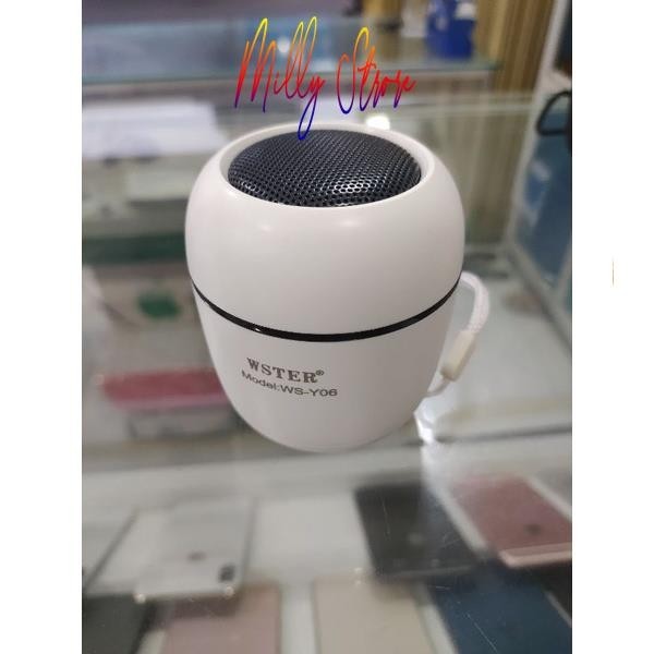 Loa bluetooth mini WS-Y06  loa nghe nhạc bluetooth mini có dây