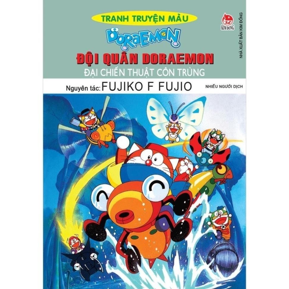 Truyện - Doraemon Tranh Truyện Màu - Đội Quân Doraemon - Đại Chiến Thuật Côn Trùng -  Fujiko Fujio -