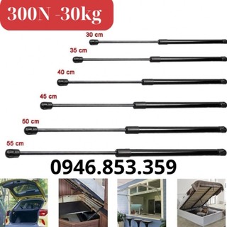 Ty hơi, ty gas, ty trợ lực 300N 30Kg dài từ 30cm đến 80cm