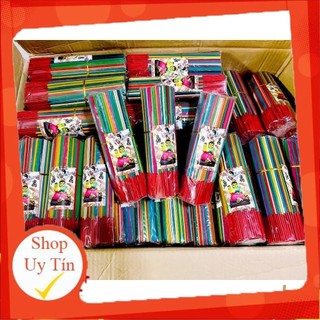 Nhang thần tài mẹ kéo khách đủ màu - bó 2 tấc 290 cây thơm rớt tàn