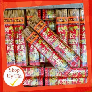 Nhang cuốn tàn nhủ vàng Thần Tài 3 tấc ốp 310 cây 3 tấc