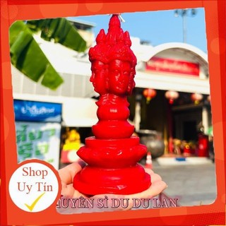 Nến Phật Tứ Diện thái lan - nến tượng đỏ sáp ong