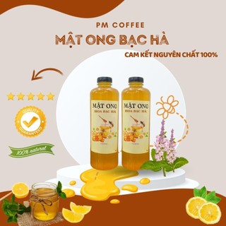 Mật ong hoa bạc hà nguyên chất pm - 1 lít