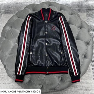 Áo Khoác Bomber Thêu Chữ Da Givenchi Cực Đẹp