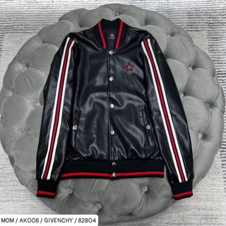 Áo Khoác Bomber Thêu Chữ Da Givenchi Cực Đẹp