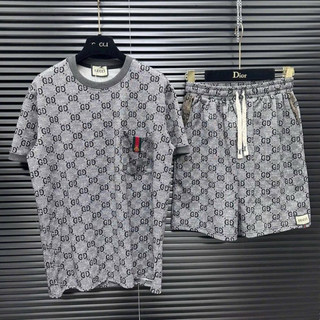[New] Bộ Thể Thao Nam Cao Cấp Dập Vân GC Monogram Bộ Thể Thao Nam GC Cao Cấp Trẻ Trung Năng Động Chất poli cá sấu