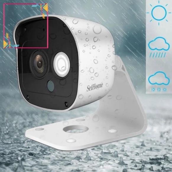 0dk Camera IP Wifi thế hệ mới SriHome - 3.0mpx siêu nét chống nước SH029