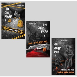 Sách - combo: ghi chép pháp y - azvietnam
