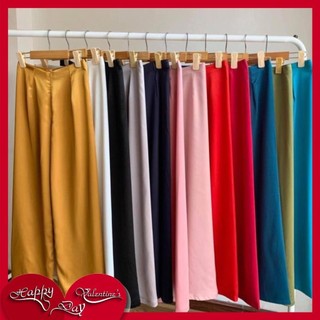 Quần áo dài nữ truyền thống vải phi lụa cao cấp,quần suông ống rộng đủ size đủ màu