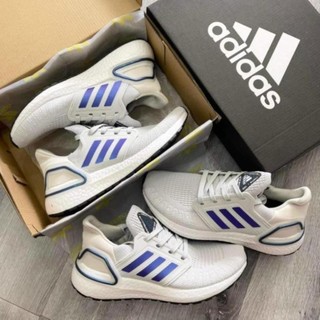 Giày adidas ultraboost 6.0 bản cao cấp nhất,giày thể thao ultra boost 2021 grey xám gót tím đế đen