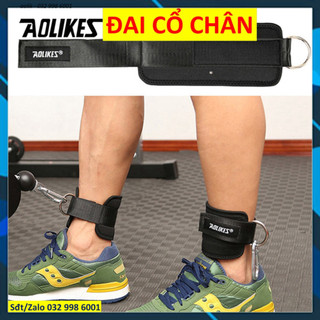 Đai Quấn Cổ Chân Tập Gym Móc đá sau Kickback chính hãng Aolikes 7129 Móc cổ chân tập mông chân aolik1 Quấn cổ chân