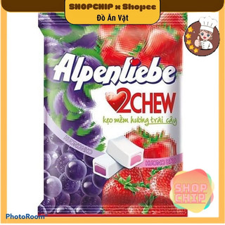 Kẹo Mềm Alpenliebe Mix Vị Nho-Dâu