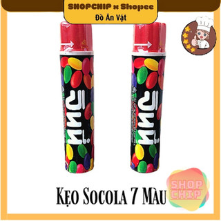 3 Lọ Kẹo Socola 7 Màu Siêu Hot Tuổi Thơ - Đồ Ăn Vặt