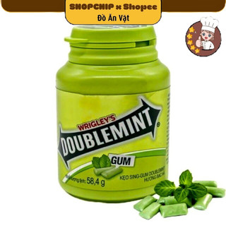 Lọ Kẹo Doublemint Singum Cao Su Hương Bạc Hà 58G