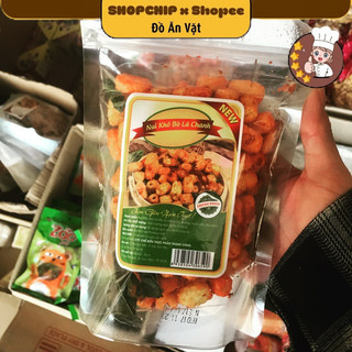 Nui Khô Bò Lá Chanh Túi Zip Hàng Hot Đồ Ăn Vật 💢🌶