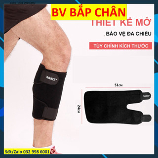 Bảo vệ bắp chân chơi thể thao chính hãng Aolikes 7966 Băng bắp chân chống căng cơ đá bóng Bó bắp chân aolik1