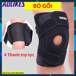 Bó gối thể thao chính hãng Aolikes 7913 Băng gối bảo vệ đầu gối Quấn chéo bảo vệ đầu gối hỗ trợ vận động aolik1