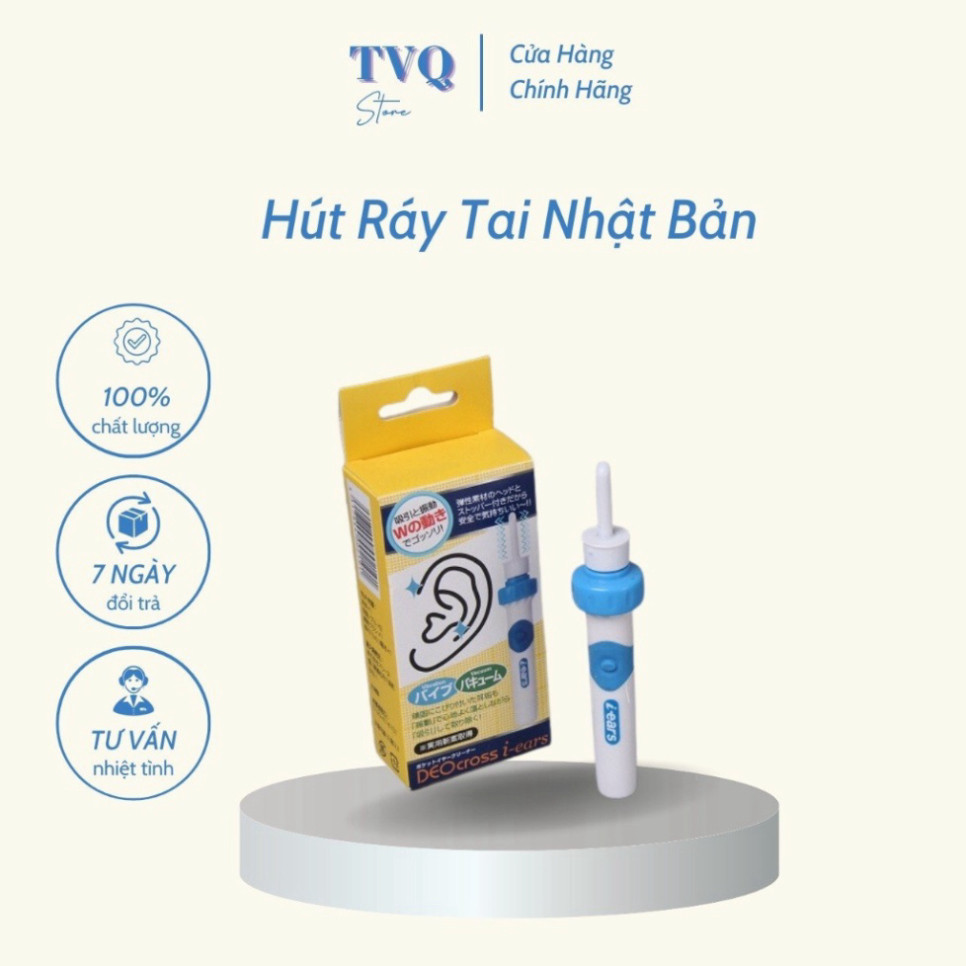 Máy Hút Ráy Tai Nhật Bản Cao Cấp An Toàn Sử Dụng Cho Bé (TVQ Store)