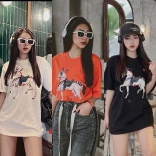 Áo phông nữ hình ngựa 3 màu hot