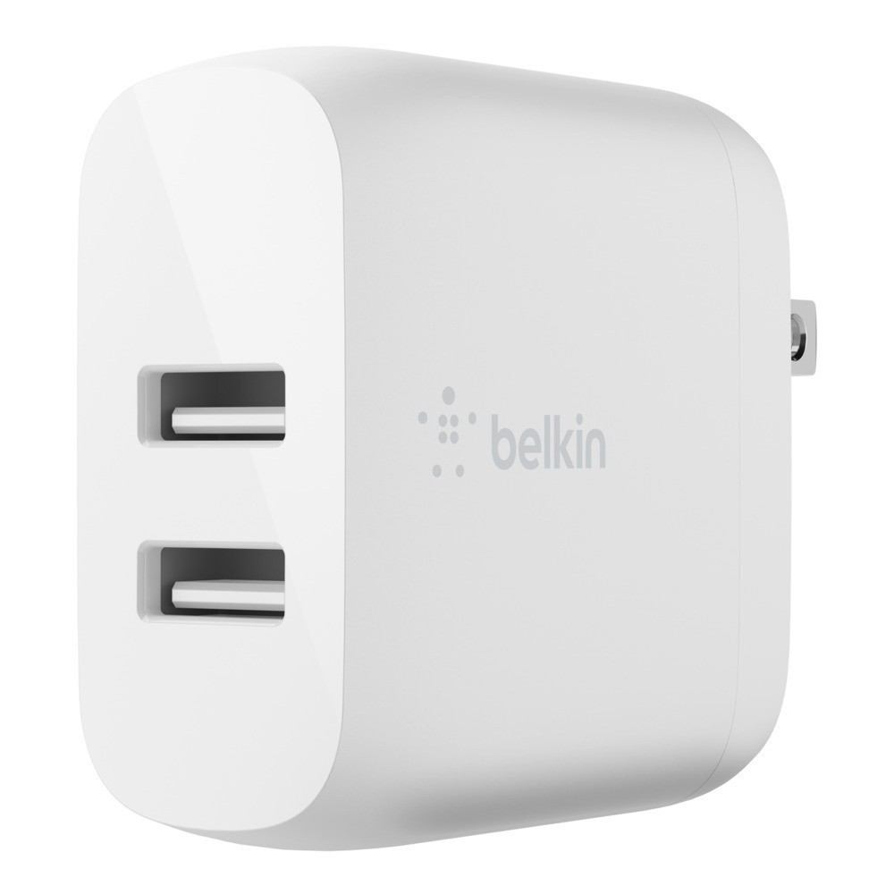 Sạc BOOSTCHARGE Belkin 24W - 2 cổng USA 12W WCB002