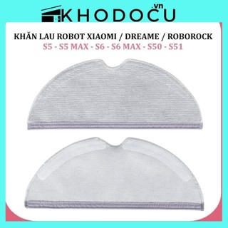 Khăn lau,giẻ lau robot hút bụi lau nhà xiaomi roborock s5, s5 max, s6, s6 max, s50, s51, phụ kiện robot