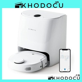 [Mã SPHACL2 giảm 6% đơn 1TR2] Robot hút bụi lau nhà tự giặt giẻ Narwal J1 hàng cũ 95 98%