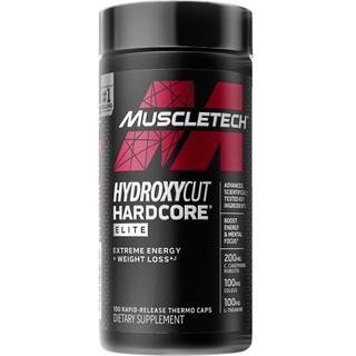 Hydroxycut Hardcore Elite (100 Viên) - Viên Giảm Mỡ Cấp Tốc, Giảm Cân Mạnh Mẽ
