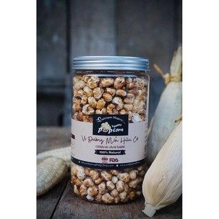 Bỏng Ngô Nếp Cổ hữu cơ Vietnam Napro - Hộp 150g - Vị mật mía, Đồ ăn vặt ngon và tốt cho sức khỏe mọi người.