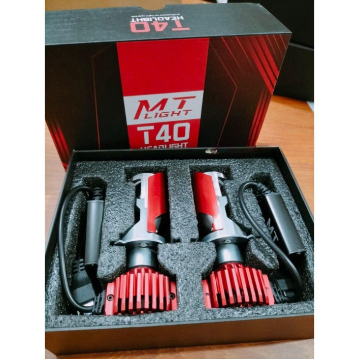 Đèn Pha LED Bi Cầu Siêu Sáng Mini H4 T40 Công Xuất 40w Lắp ô tô, Xe Máy Bảo Hành 24 tháng