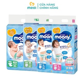 Tã bỉm moony xanh