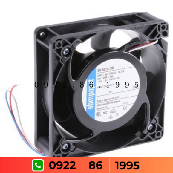 Đức Ebmpapst Dv5214 N-NR-2A-2N-2na-2HP-2ha Quạt làm giảm nhiệt độ Biến Tần 24V