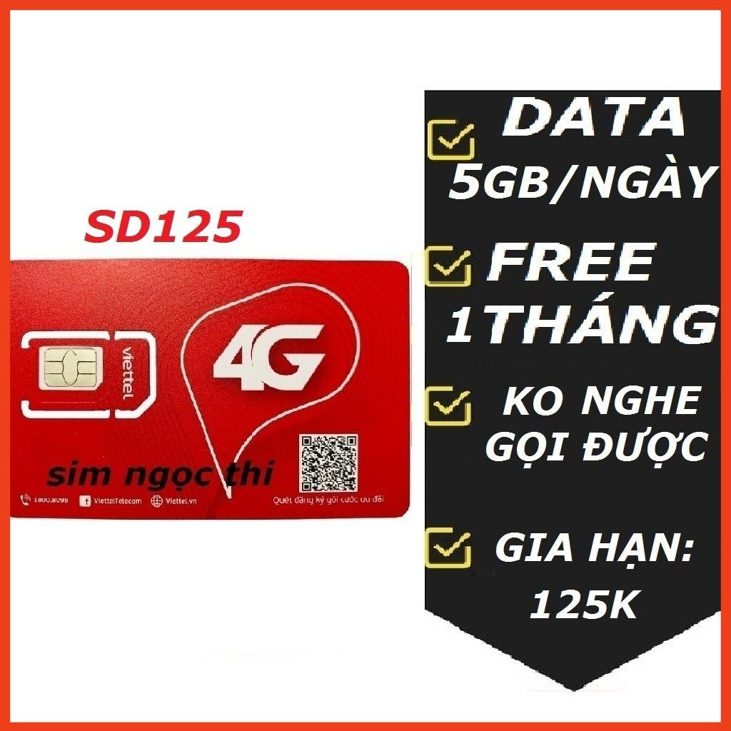 SIM VIETTEL CHƯA KÍCH HOẠT -DỄ DÀNG ĐĂNG KÝ CHÍNH CHỦ+ SIM 4G LÊN MẠNG 5GB/ NGÀY