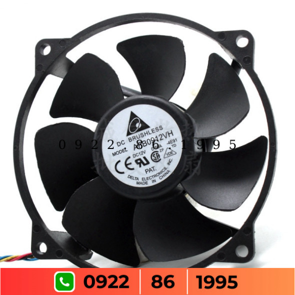Quạt làm giảm nhiệt độ máy tính cá nhân Để Bàn CPU máy vi tính Tròn 12V 0.60a 9225 Afb0912vh 12V 0.6