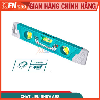 Thước thuỷ có từ mini total tmt2267 chiều dài 225mm, có nam châm hút, 3 mực thủy ngân, nhựa abs cứng chắc - chính hãng .