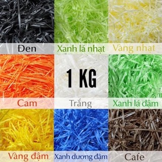 Sỉ 1kg giấy rơm bỏ hộp quà,giỏ quà,trang trí