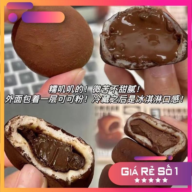 [HOT] Mochi Dẻo nhân chảy Socola Nguyên Chất Ăn Vặt Không mập