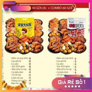 Combo đồ ăn vặt 10 món cay cay ăn là mê đồ ăn vặt ngon ngon
