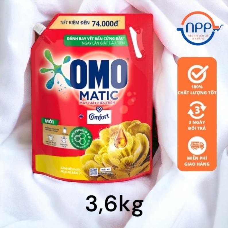 Nước giặt OMO MATIC 3.6Kg Túi