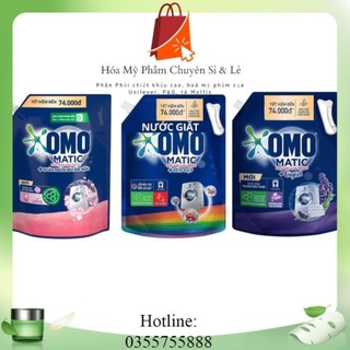 Omo nước giặt matic cửa trước túi 3.6 kg